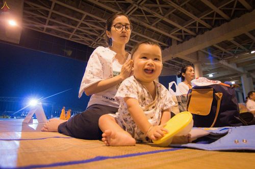 ภาพ No.27611:พิธีปิดแผ่นทองระฆังธรรม เข้าสู่ยุคชาวศิวิไลซ์และพิธีสวดธัมมจักกัปปวัตนสูตร