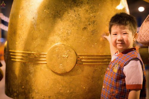 ภาพ No.27617:พิธีปิดแผ่นทองระฆังธรรม เข้าสู่ยุคชาวศิวิไลซ์และพิธีสวดธัมมจักกัปปวัตนสูตร