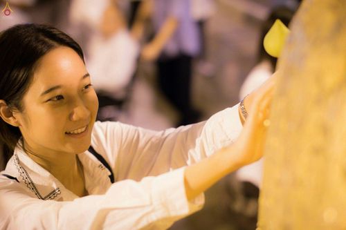 ภาพ No.27618:พิธีปิดแผ่นทองระฆังธรรม เข้าสู่ยุคชาวศิวิไลซ์และพิธีสวดธัมมจักกัปปวัตนสูตร