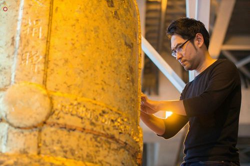 ภาพ No.27628:พิธีปิดแผ่นทองระฆังธรรม เข้าสู่ยุคชาวศิวิไลซ์และพิธีสวดธัมมจักกัปปวัตนสูตร