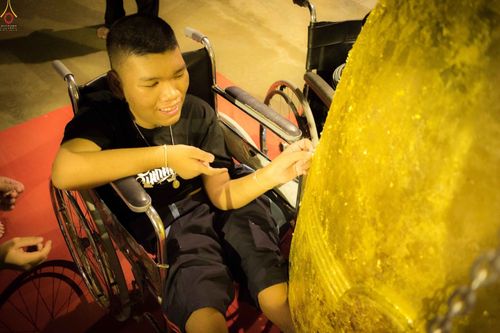 ภาพ No.27715:พิธีปิดแผ่นทองระฆังธรรม เข้าสู่ยุคชาวศิวิไลซ์และพิธีสวดธัมมจักกัปปวัตนสูตร