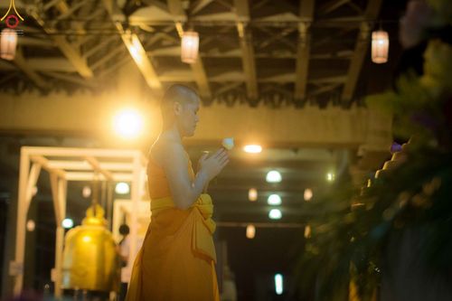 ภาพ No.27781:พิธีปิดแผ่นทองระฆังธรรม เข้าสู่ยุคชาวศิวิไลซ์และพิธีสวดธัมมจักกัปปวัตนสูตร