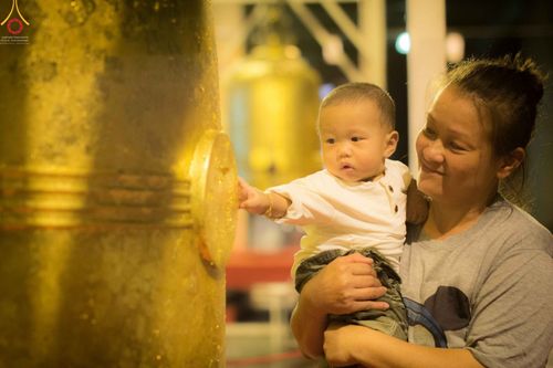 ภาพ No.27788:พิธีปิดแผ่นทองระฆังธรรม เข้าสู่ยุคชาวศิวิไลซ์และพิธีสวดธัมมจักกัปปวัตนสูตร