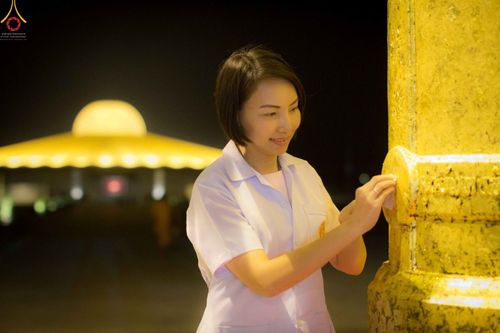 ภาพ No.27815:พิธีปิดแผ่นทองระฆังธรรม เข้าสู่ยุคชาวศิวิไลซ์และพิธีสวดธัมมจักกัปปวัตนสูตร