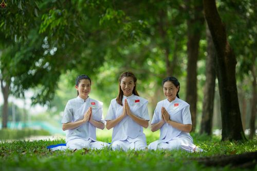 ภาพ No.23378:อุบาสิกา สตรีผู้นั่งใกล้พระรัตนตรัย