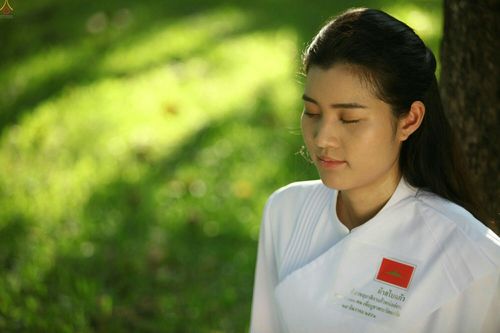 ภาพ No.23393:อุบาสิกา สตรีผู้นั่งใกล้พระรัตนตรัย