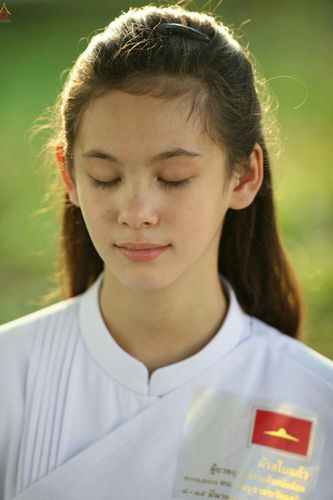 ภาพ No.23410:อุบาสิกา สตรีผู้นั่งใกล้พระรัตนตรัย