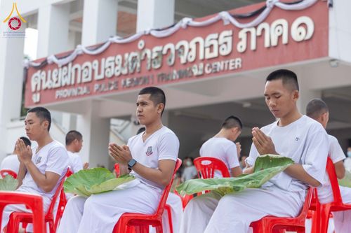 ภาพ No.349287:วันจันทร์ที่ 14 กันยายน พ.ศ.2569  พิธีตัดปอยผมนักเรียนนายสิบธรรมทายาท  "โครงการบรรพชาและพัฒนาศีลธรรม นักเรียนนายสิบตำรวจรุ่นที่ 16“  ณ ศูนย์ฝึกอบรมตำรวจภูธร ภาค 1  จ.สระบุรี