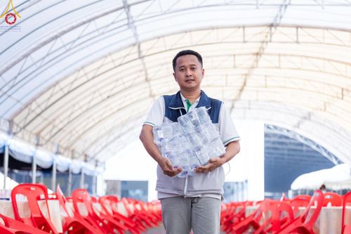 ภาพ No.59564:การอบรมอาสาสมัคร  เตรียมงานและจัดถวายภัตตาหาร แด่พระสังฆาธิการ 10,000 กว่าวัดทั่วประเทศ ในวันที่ 21-22 เมษายน พ.ศ.2567 เพื่องานวันคุ้มครองโลก จัดโดย ชมรมพุทธศาสตร์สากลฯ