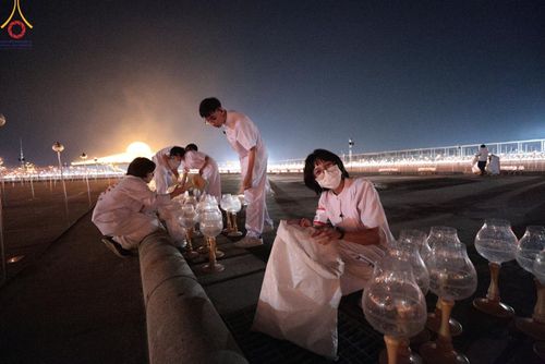 ภาพ No.125575:V.27 มาฆะ สาธุ  การรับบุญเตรียมงาน ปฎิบัติงาน เก็บงาน ของเจ้าหน้าที่หน่วยงานต่างๆ เพื่อวันมาฆบูชา วันเสาร์ที่ 24 กุมภาพันธ์  พ.ศ. 2567 ณ วัดพระธรรมกาย จ.ปทุมธานี