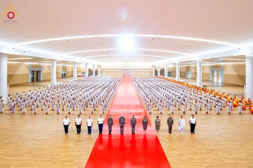 ภาพ No.351238:วันที่ 21 กันยายน พ.ศ. 2569 พิธีปิดโครงการบรรพชาพัฒนาคุณธรรม จริยธรรม  สำหรับนักเรียนนายสิบตำรวจ (นสต.) รุ่นที่ 16 ศูนย์ฝึกอบรมตำรวจภูธรภาค 1