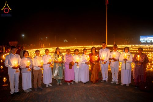 ภาพ No.210532:วันเสาร์ที่ 8 มีนาคม พ.ศ. 2568 พิธีจุดประทีป โครงการบรรพชาสามเณรชาวเนปาล 500 รูป ณ ชาตสถานอุทยานลุมพินีวัน ที่ประสูติขององค์สมเด็จพระสัมมาสัมพุทธเจ้า ลุมพินี ประเทศเนปาล