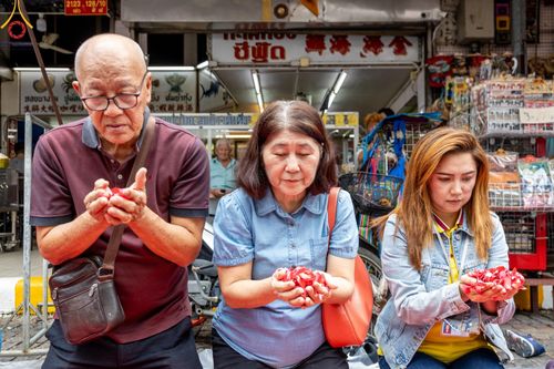 ภาพ No.128248:พิธีอัญเชิญพระบรมสารีริกธาตุ " ใจกลางเมืองนครหาดใหญ่ " เพื่อประดิษฐาน ณ มหารัตนเจดีย์สิริปทุมสวรรค์ (เจดีย์อริยพุทธะ 5 พระองค์) ศูนย์ปฏิบัติธรรมภาคใต้ อ.บางกล่ำ จ.สงขลา  วันที่ 9 มีนาคม พ.ศ.2567 (ชุดที่ 1)