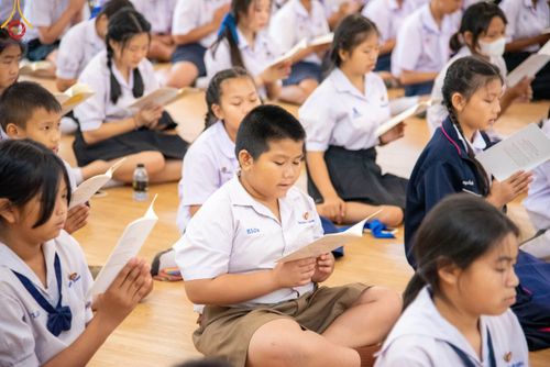 ภาพ No.103508:วันรวมพลังเด็กดี V-Star ผู้นำฟื้นฟูศีลธรรมโลก จังหวัดเชียงรายและจังหวัดพะเยา ณ ศูนย์ปฏิบัติธรรมจังหวัดเชียงราย วันที่ 2 ธันวาคม พ.ศ. 2566