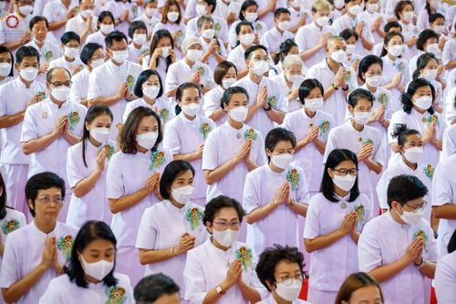 ภาพ No.77060:พิธีหล่อพระบรมพุทธเจ้า ในวันมาฆบูชา อาทิตย์ต้นเดือนที่ 6 มีนาคม พ.ศ. 2566 ณ วัดพระธรรมกาย จ.ปทุมธานี