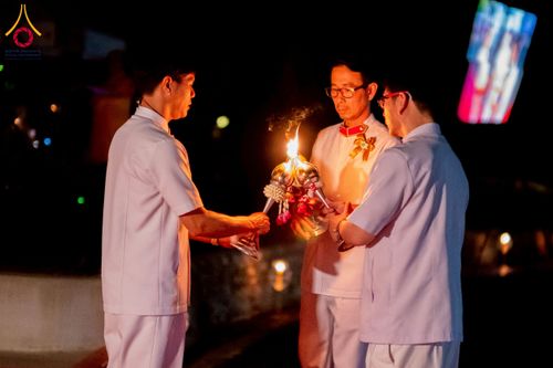 ภาพ No.225761:วันอาทิตย์ที่ 11 พฤษภาคม พ.ศ. 2568 วัดพระธรรมกายแคลิฟอร์เนีย จัดงานวิสาขบูชานานาชาติ และถวายมหาสังฆทานคณะสงฆ์ 120 รูป