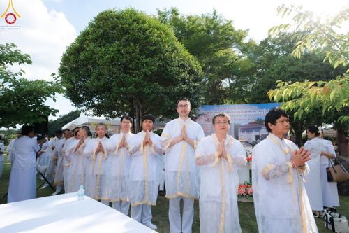 ภาพ No.141803:พิธีประดิษฐานลูกนิมิตมหาสมบัติ  ผูกสีมา สถาปนาอุโบสถ "บูชาธรรม 80 ปี หลวงพ่อธัมมชโย" ณ วัดพระธรรมกายโทชิหงิ ประเทศญี่ปุ่น วันอาทิตย์ที่ 16 มิถุนายน พ.ศ. 2567