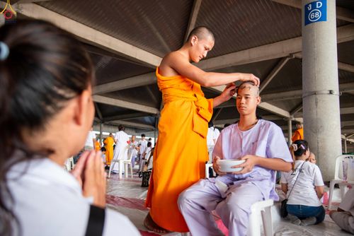 ภาพ No.316912:วันเสาร์ที่ 28 มีนาคม พ.ศ.2569 พิธีปลงผมนาคธรรมทายาท โครงการสามเณรยุวธรรมทายาท รุ่นที่ 34 โครงการสามเณรมัชฌิมธรรมทายาท รุ่นที่ 30 ณ มหารัตนวิหารคด 13 วัดพระธรรมกาย