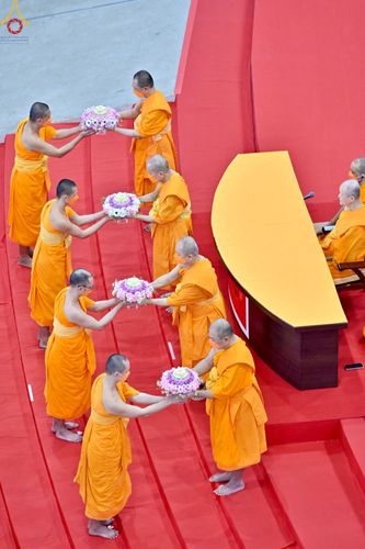 ภาพ No.77749:พิธีหล่อพระบรมพุทธเจ้า ทิศตะวันตก  วันอาทิตย์ที่ 19 มีนาคม พ.ศ. 2566 ณ วัดพระธรรมกาย จ.ปทุมธานี