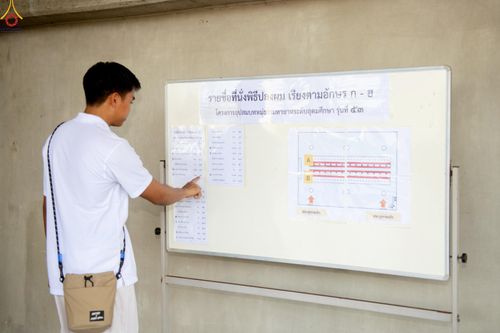 ภาพ No.319272:วันเสาร์ที่ 4 เมษายน พ.ศ.2569 พิธีปลงผมนาคธรรมทายาท โครงการอุปสมบทหมู่ธรรมทายาท ระดับอุดมศึกษา รุ่นที่ 53 ภาคฤดูร้อน ณ มหารัตนวิหารคด 13 วัดพระธรรมกาย