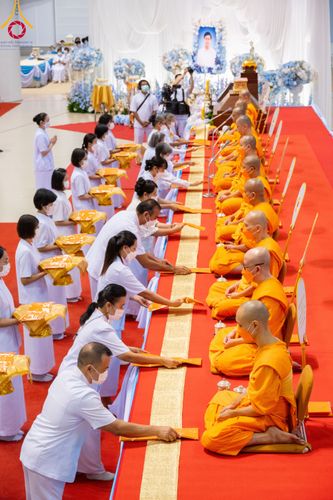 ภาพ No.90670:พิธีบำเพ็ญกุศลสวดพระอภิธรรม อุบาสกถาวร พรหมถาวร (อุบาสกผู้ปั้นพระ) วันอาทิตย์ที่ 15 ตุลาคม พ.ศ. 2566 ณ ห้องแก้วสารพัดนึก 1 สภาธรรมกายสากล วัดพระธรรมกาย จ.ปทุมธานี