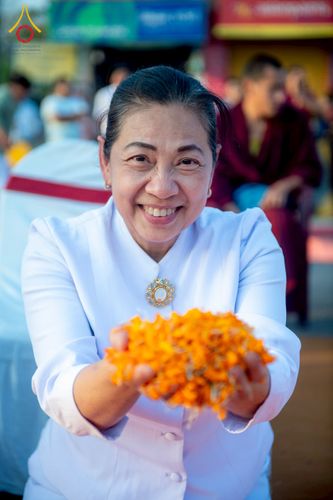 ภาพ No.213017:วันที่ 14 - 15 มีนาคม พ.ศ. 2568 คณะสงฆ์และสามเณรเดินธรรมยาตรา ในโครงการบวชสามเณรเนปาล 500 รูป ไปยังสถานที่รอบมายาเทวีและลุมพินีเกรด ณ ลุมพินี ประเทศเนปาล