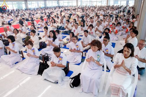 ภาพ No.148703:พิธีบุพเปตพลี, พิธีทอดผ้าป่า, พิธีไถ่ชีวิตโค 80 ตัว ให้ชีวิตสัตว์เป็นทาน ณ ศูนย์ปฎิบัติธรรมภาคใต้ อ.บางกล่ำ จ.สงขลา วันเสาร์ที่ 10 สิงหาคม พ.ศ. 2567