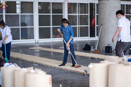 ภาพ No.123466:V.25 ชิตังเม การเตรียมงาน เก็บงาน การรับบุญของเจ้าหน้าที่หน่วยงานต่างๆ เพื่อโครงการธรรมยาตรา กตัญญูบูชา มหาปูชนียาจารย์ พระมงคลเทพมุนี (สด จนฺทสโร) พระผู้ปราบมาร อนุสรณ์สถาน 7 แห่ง ปีที่ 12 ระหว่างวันที่ 2 - 31 มกราคม พ.ศ.2567