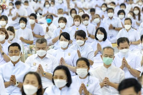 ภาพ No.75580:วัดพระธรรมกายจัด งานบุญวันอาทิตย์ต้นเดือน  มีกิจกรรมดังนี้ พิธีตักบาตร, พิธีบูชาข้าวพระ พระธรรมยาตรารับประกาศนียบัตร โครงการธรรมยาตราฯ ปีที่ 11 ในวันที่ 5 กุมภาพันธ์ พ.ศ. 2566 ณ วัดพระธรรมกาย อ.คลองหลวง จ.ปทุมธานี