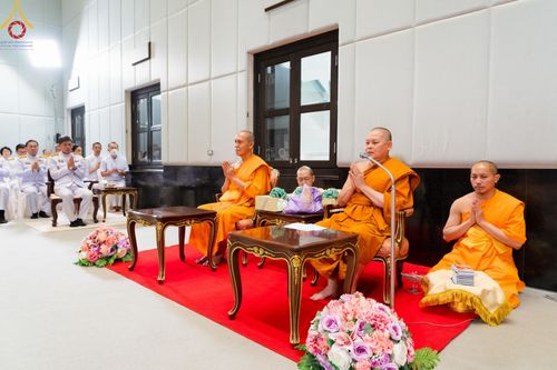ภาพ No.123263:พิธีพระราชทานสัญญาบัตร พัดยศ และผ้าไตร แด่พระสงฆ์ในเขตปกครองคณะสงฆ์หนกลาง ณ วัดพระศรีมหาธาตุ เขตบางเขน กรุงเทพมหานคร และพิธีมุทิตาสักการะพระสังฆาธิการ ผู้ได้รับเลื่อนและตั้งสมณศักดิ์ ตามพระบรมราชโองการ ณ วัดพระธรรมกาย ในวันที่ 4 กุมภาพันธ์ พ.ศ. 2567
