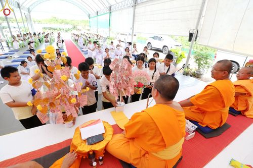 ภาพ No.84905:พิธีทอดผ้าป่าสามัคคีกันสาดคุ้มภัย และกำแพงแก้วเพื่อปกป้องภัยอันตราย จากความไม่สงบในพื้นที่ ณ ศูนย์ปฏิบัติธรรมและอบรมเยาวชนเมืองยะลา  ถนนเวฬุวัน ซอยเศรษฐี วันเสาร์ ที่ ๒๙ กรกฎาคม พ.ศ. ๒๕๖๖