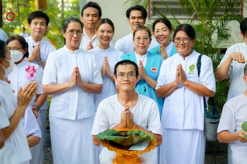 ภาพ No.135738:พิธีปลงผมธรรมทายาท โครงการบรรพชาและอุปสมบทหมู่ รุ่นบูชาธรรม 80 ปี หลวงพ่อธัมมชโย ณ หมู่บ้านบรรลุธรรม วัดพระธรรมกาย วันที่ 7 เมษายน พ.ศ. 2567