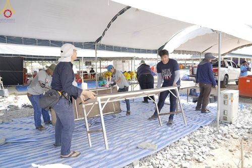 ภาพ No.211166:วันเสาร์ที่ 15 มีนาคม พ.ศ. 2568  การเตรียมงานของเจ้าหน้าที่ เพื่องานฉลองปทุมเจดีย์ ณ ศูนย์อบรมเยาวชนปัตตานี