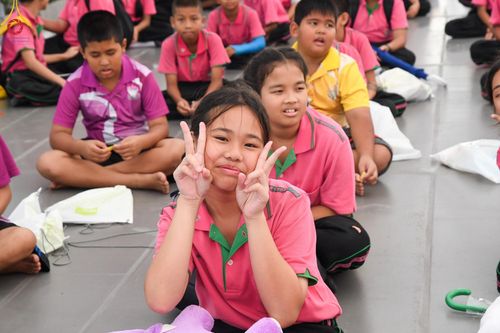 ภาพ No.106900:วันรวมพลังเด็กดี V-Star ผู้นำฟื้นฟูศีลธรรมโลก ยะลา ณ ศูนย์ปฏิบัติธรรมและอบรมเยาวชนเมืองยะลา วันที่ 27 ธันวาคม พ.ศ. 2566