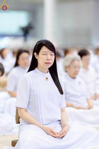 ภาพ No.222892:วันอาทิตย์ต้นเดือนที่ 4 พฤษภาคม พ.ศ. 2568 พิธีบูชาข้าวพระ ณ สภาธรรมกายสากล วัดพระธรรมกาย