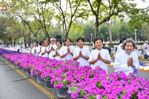 ภาพ No.120039:พิธีต้อนรับพระธรรมยาตรา ในโครงการธรรมยาตรา กตัญญูบูชา มหาปูชนียาจารย์ พระมงคลเทพมุนี(สด จนฺทสโร) พระผู้ปราบมาร อนุสรณ์สถาน 7 แห่ง ปีที่ 12 วันที่ 28 มกราคม พ.ศ. 2567 ณ วัดพระธรรมกาย จ.ปทุมธานี