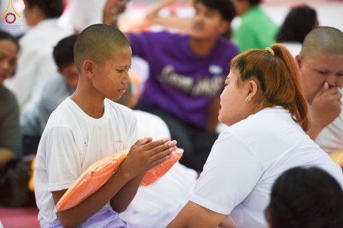 ภาพ No.216392:วันเสาร์ที่ 5 เมษายน พ.ศ. 2568 พิธีขอบรรพชา พิธีขอสรณคมน์และศีล พิธีขอนิสสัย พิธีถวายบาตร ในโครงการบรรพชาสามเณรฟื้นฟูพระพุทธศาสนาทั่วไทย  ณ วัดพระพุทธบาท ราชวรมหาวิหาร ต.ขุนโขลน อ.พระพุทธบาท จ.สระบุรี