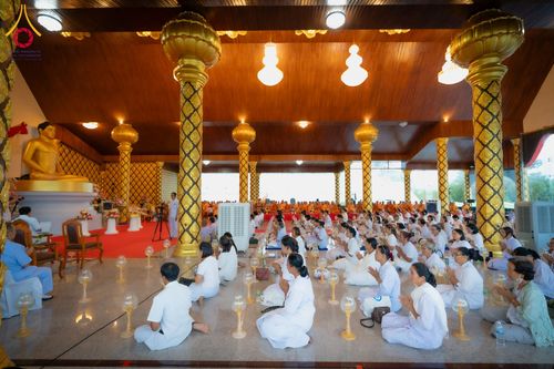 ภาพ No.210691:วันพฤหัสบดีที่ 13 มีนาคม พ.ศ. 2568  สมโภชพระประธานอุโบสถวัดป่าอุบลแก้ว จังหวัดอุบลราชธานี