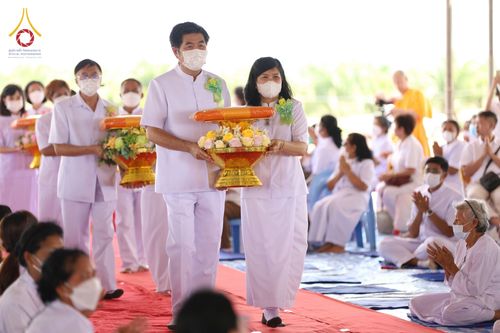 ภาพ No.76217:พิธีกลั่นแผ่นดินสร้างมหาเจดีย์ปัตตานี , พิธีตักบาตรแด่พระภิกษุสงฆ์ 159 รูป ,  พิธีทอดผ้าป่า , พิธีโปรยรัตนชาติ ,  พิธีจุดประทีปถวายเป็นพุทธบูชา ณ ศูนย์อบรมเยาวชนปัตตานี จ.ปัตตานี วันอาทิตย์ที่ 5 กุมภาพันธ์ พ.ศ.2566