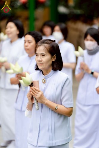 ภาพ No.223596:วันที่ 11 พฤษภาคม พ.ศ. 2568 พิธีบรรพชาของอุบาสก พิสิทธิ์ หมื่นแกล้ว  ณ วัดพระธรรมกาย