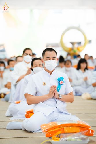 ภาพ No.90569:พิธีบุพเปตพลี  ครั้งที่ 141 ร่วมอุทิศบุญแด่หมู่ญาติที่ล่วงลับไปแล้ว และสืบทอดอายุพระพุทธศาสนา วันพฤหัสบดีที่ 14 ตุลาคม พ.ศ.2566 วันพระแรม 15 ค่ำ เดือน 10 ณ หอฉันคุณยายอาจารย์ฯ วัดพระธรรมกาย