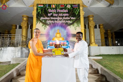 ภาพ No.331571:วันที่ 31 พฤษภาคม พ.ศ. 2569  สภาพุทธศาสนาแห่งอินเดีย (Indian Buddhist Council)  ร่วมกับมูลนิธรรมกาย จัดงานวิสาขบูชานานาชาติ  ณ วัดพุทธสันติวันธรรมชัย