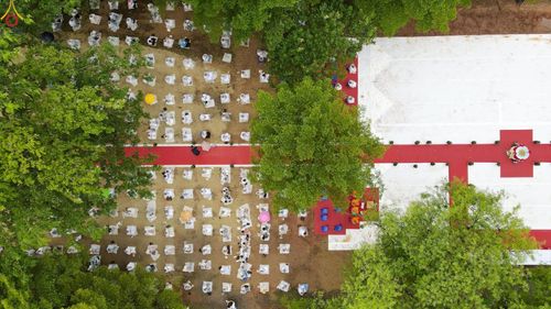 ภาพ No.234096:วันอาทิตย์ที่ 20 กรกฎาคม พ.ศ.2568 พิธีทอดผ้าป่า และพิธีตอกเสาเข็มต้นแรก สร้างอาคารปฏิบัติธรรมพระมงคลเทพมุนี ณ ศูนย์ปฏิบัติธรรมสุราษฏร์ธานี