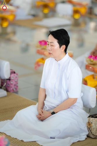 ภาพ No.143212:พิธีถวายภัตตาหารเพื่อเป็นกำลังแห่งการเข้าถึงธรรม ของพระภิกษุสามเณร วัดพระธรรมกาย วันเสาร์ที่ 6 กรกฏาคม พ.ศ. 2567 ณ หอฉันคุณยายอาจารย์ วัดพระธรรมกาย จ.ปทุมธานี