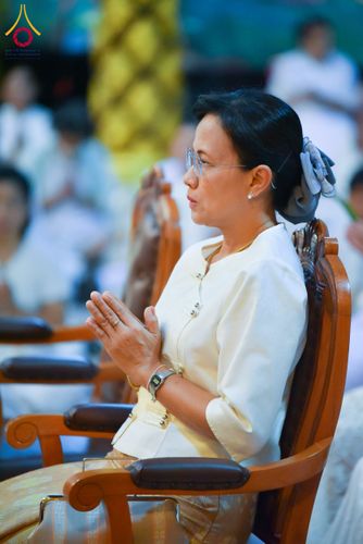 ภาพ No.210697:วันพฤหัสบดีที่ 13 มีนาคม พ.ศ. 2568  สมโภชพระประธานอุโบสถวัดป่าอุบลแก้ว จังหวัดอุบลราชธานี