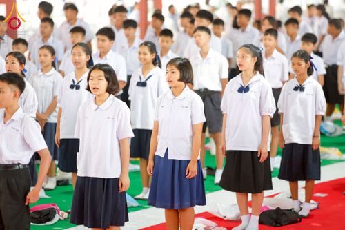 ภาพ No.266770:วันที่ 5 พฤศจิกายน พ.ศ. 2568 รวมพลังเด็กดี V-Star ผู้นำฟื้นฟูศีลธรรมโลก ณ พุทธอุทยานนานาชาติ จังหวัดหนองคาย