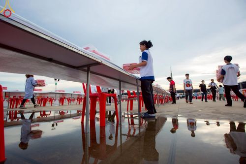 ภาพ No.219104:วันที่ 19-21 เมษายน พ.ศ. 2568 การเตรียมงานในลานธรรม , วิหารคด เพื่องานวันคุ้มครองโลก 22 เมษายน พ.ศ. 2568