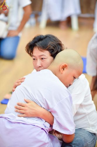 ภาพ No.216522:วันอังคารที่ 8 เม.ย. พ.ศ. 2568 พิธีบรรพชาสามเณร ณ ศูนย์ปฏิบัติธรรมเขาคิชฌกูฏ จันทบุรี