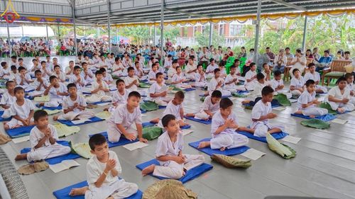 ภาพ No.133285:กิจวัตรกิจกรรมการฝึกตัวก่อนบวช และพิธีตัดปอยผมธรรมทายาท ณ ศูนย์ปฏิบัติธรรมและอบรมเยาวชนเมืองยะลา วันที่ 1-2 เมษายน พ.ศ. 2567