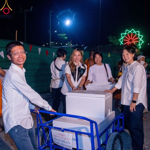 ภาพ No.115666:พิธีถวายภัตตาหารเป็นสังฆทาน แด่คณะพระธรรมยาตรา ปีที่ 12 วันที่ 20 มกราคม พ.ศ. 2567 ณ วัดโบสถ์(บน) บางคูเวียง จ.นนทบุรี